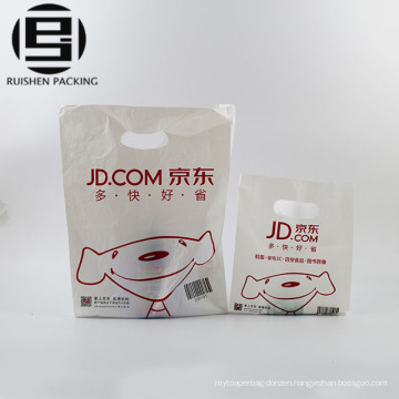 Custom design die cut plastic bags for clothes